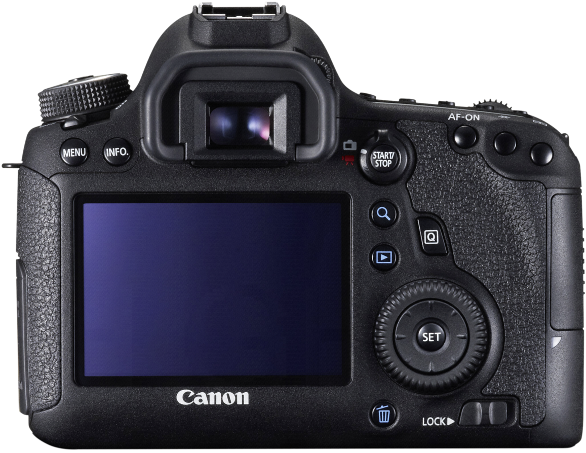 Canon D S L R Camera Back View