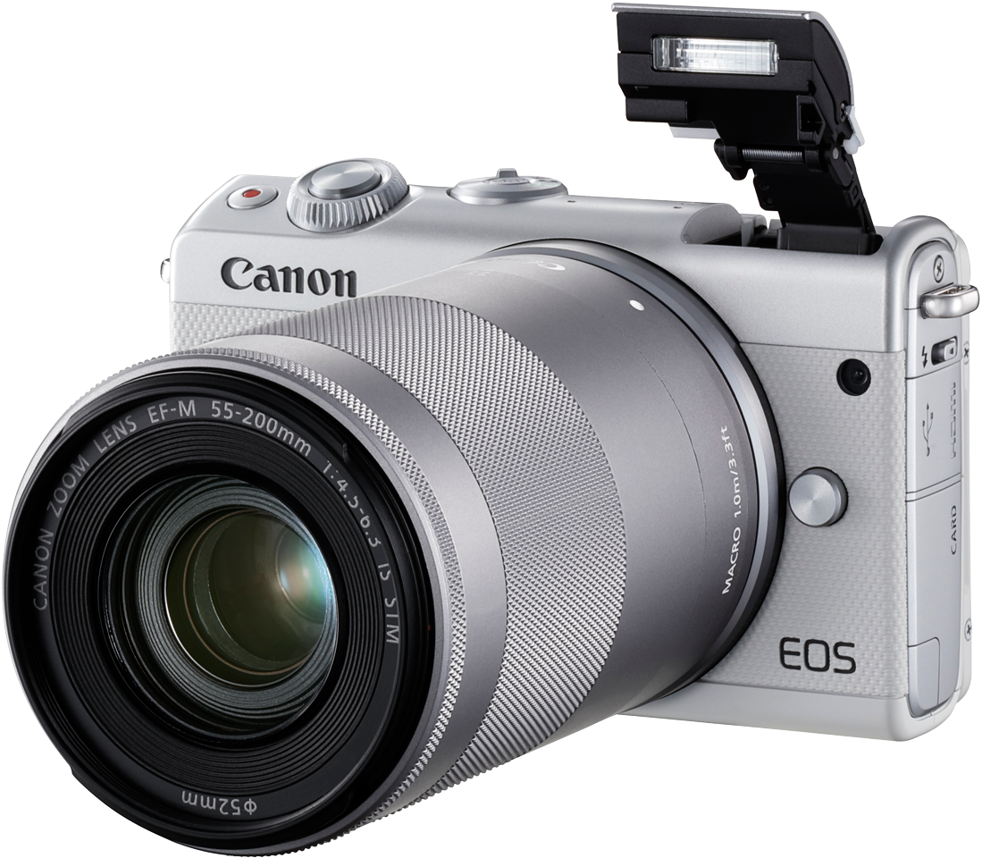 Canon E O S Mirrorless Camerawith Flash