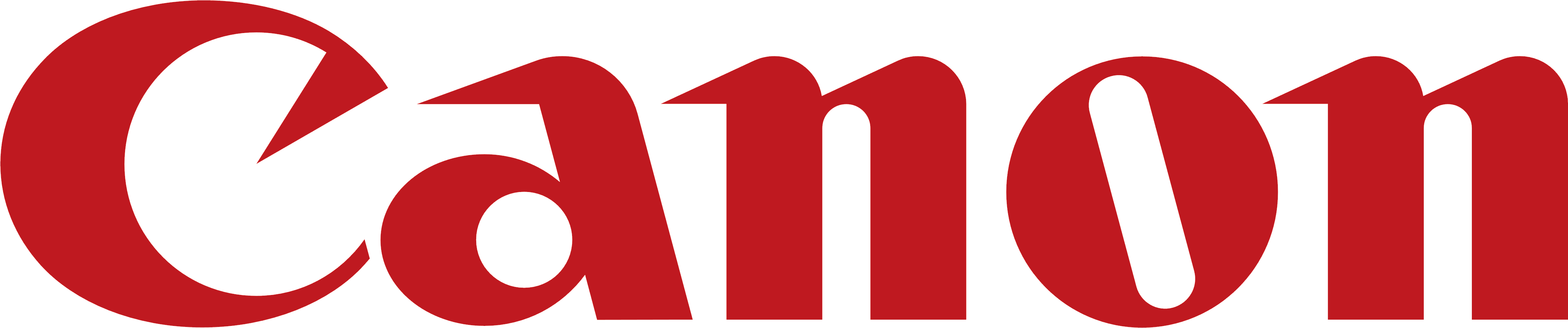 Canon Logo Redon Gray Background