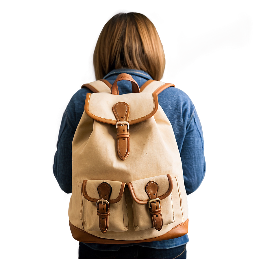 Canvas Bookbag Png 06212024