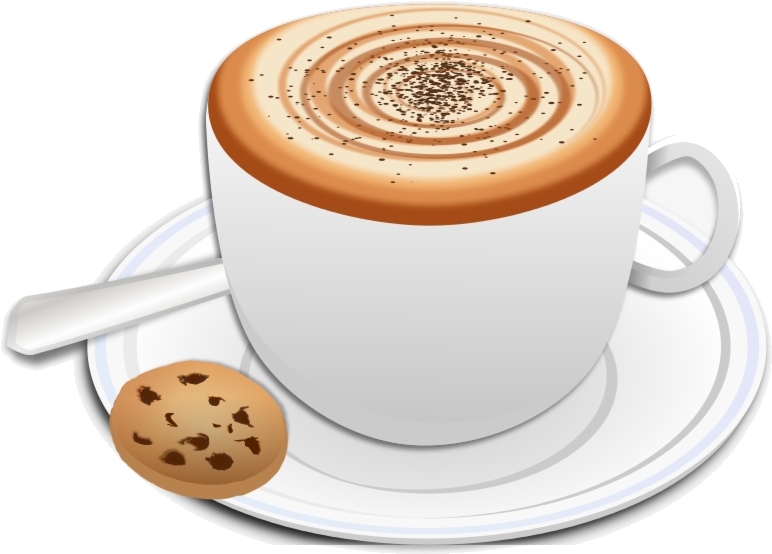 Cappuccinoand Cookie Illustration