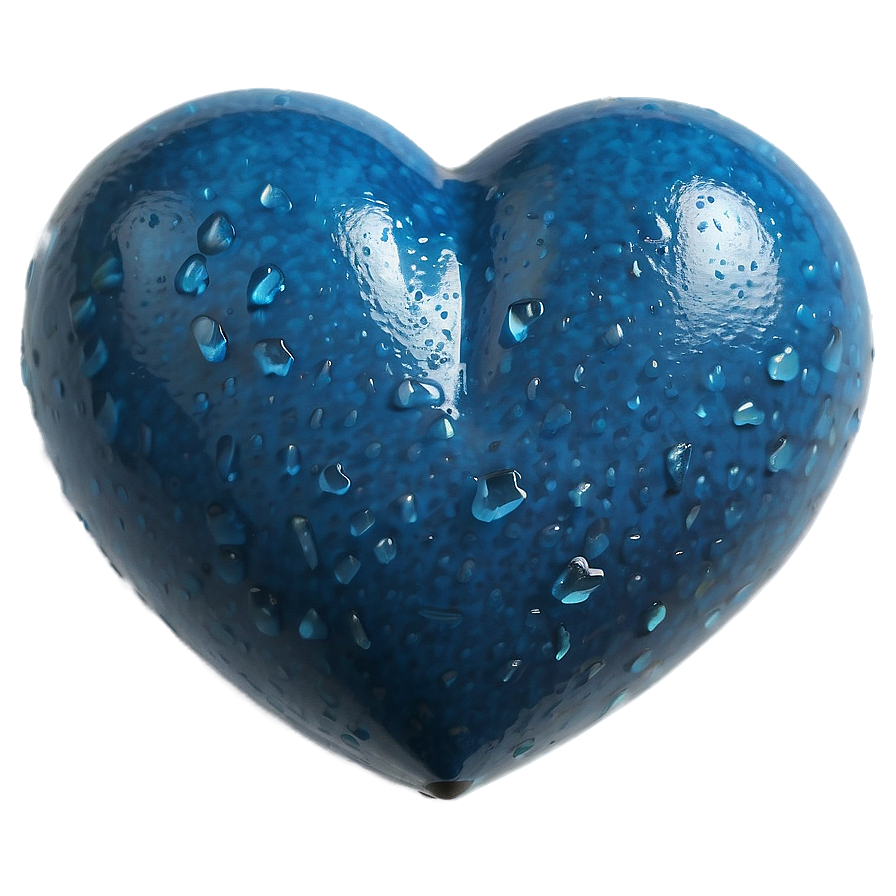 Capri Blue Heart Emoji Png Coc