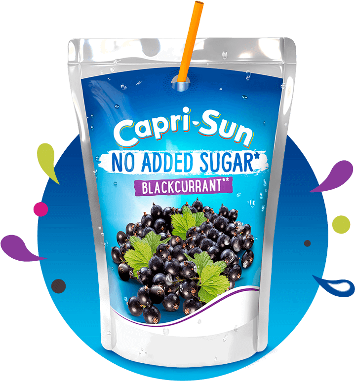 Capri Sun Blackcurrant No Added Sugar Pouch