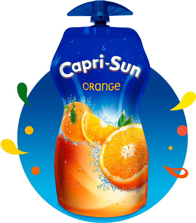 Capri Sun Orange Flavor Pouch