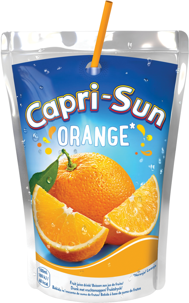 Capri Sun Orange Flavor Pouch