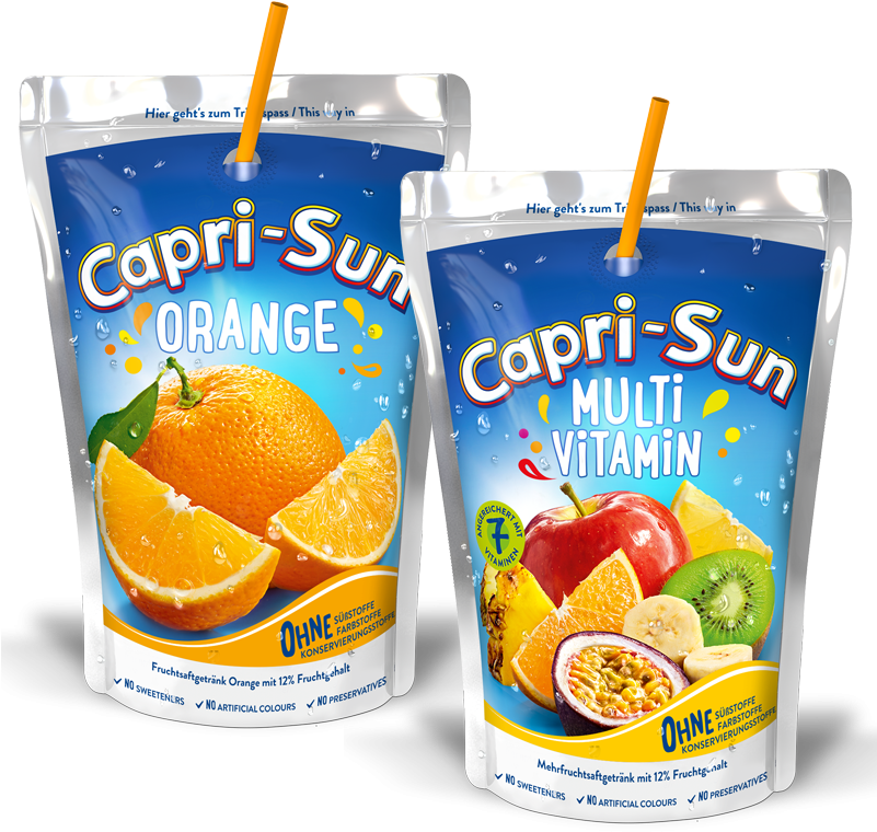 Capri Sun Orangeand Multi Vitamin Pouches