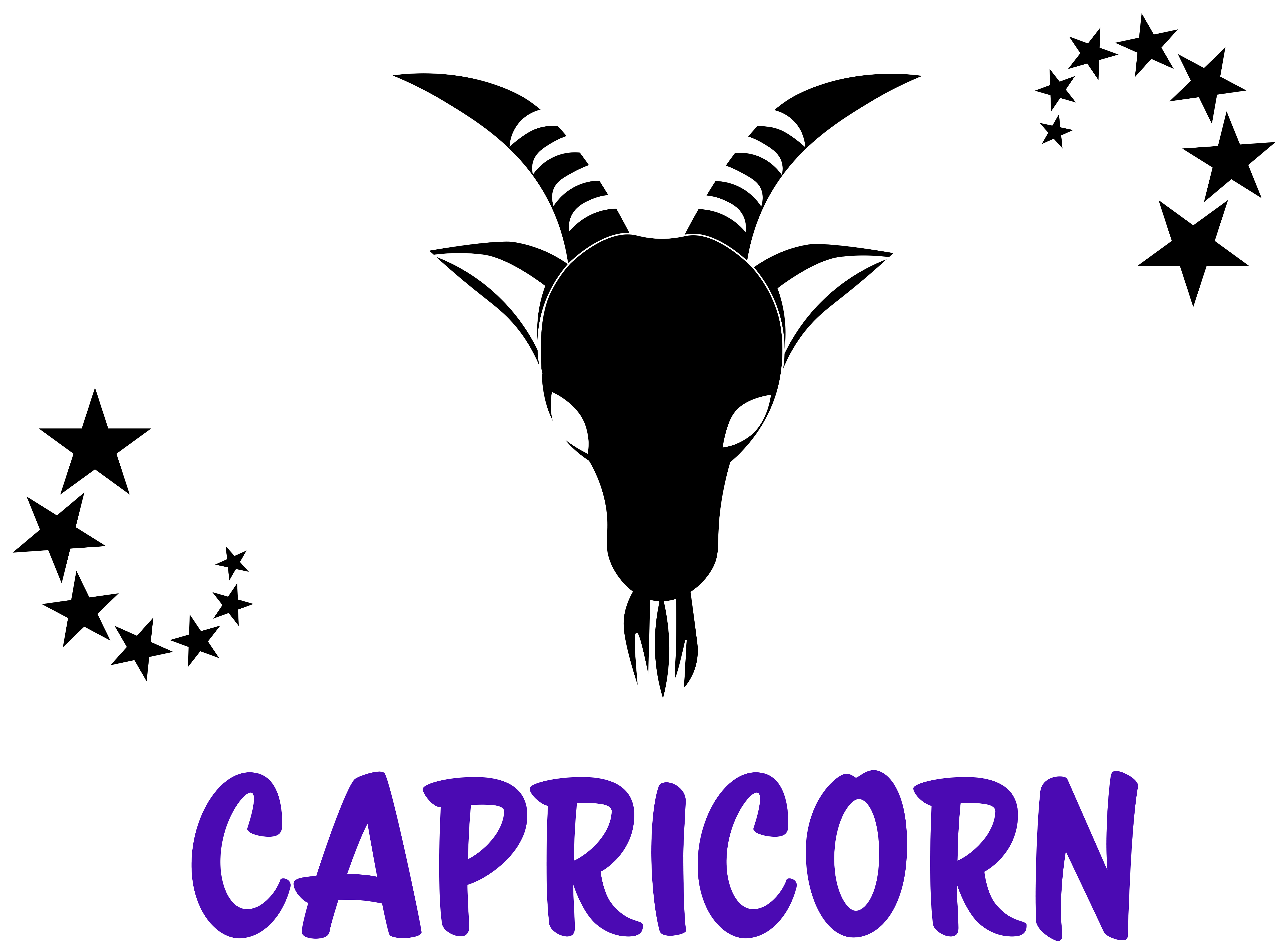 Capricorn Zodiac Symbol Art