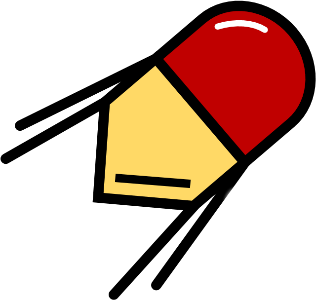 Capsule Pill Cartoon Illustration