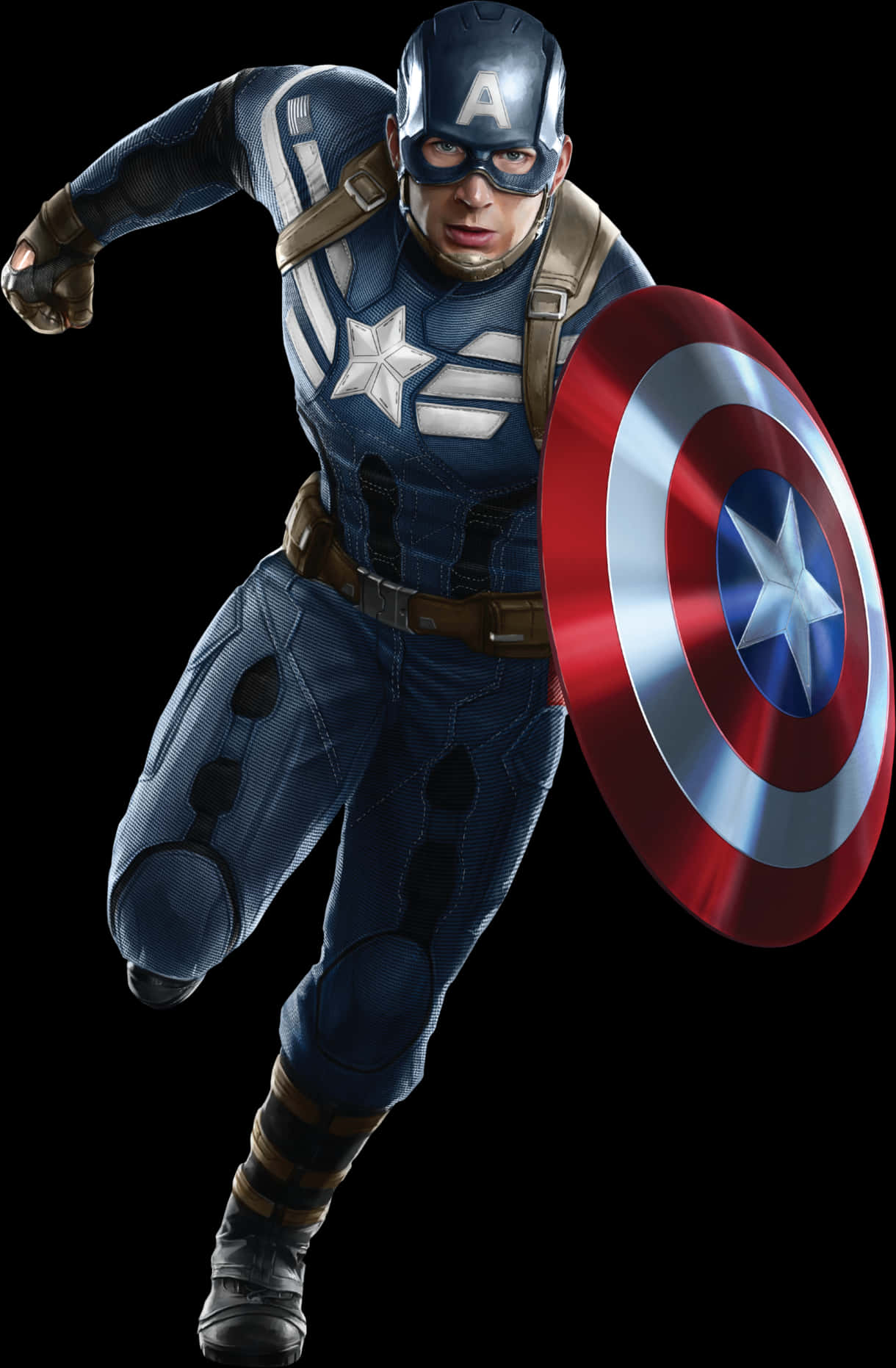 Captain America Action Pose