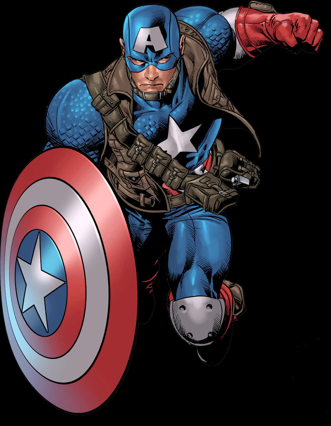 Captain America Action Pose