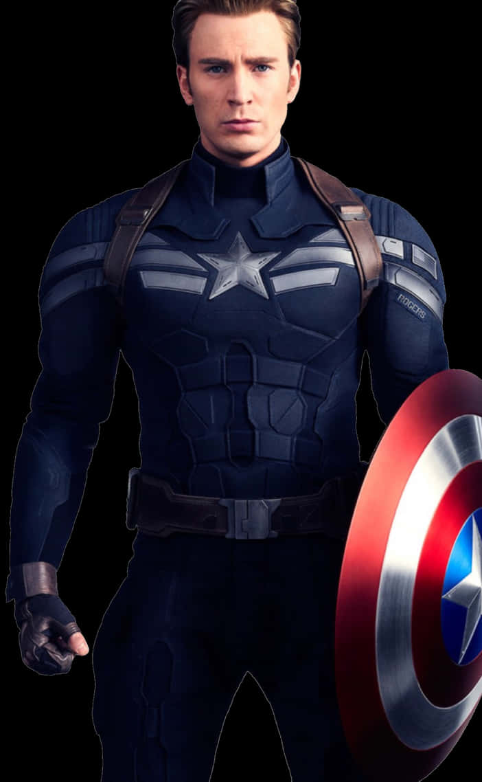 Captain America With Shield