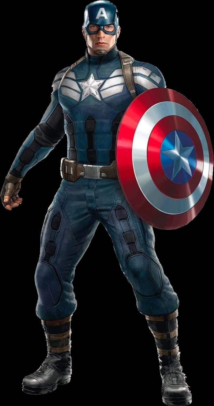 Captain America With Shield