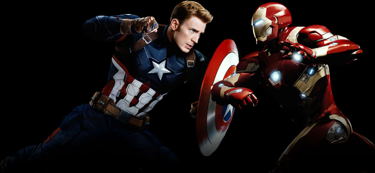 Captain Americaand Iron Man Showdown