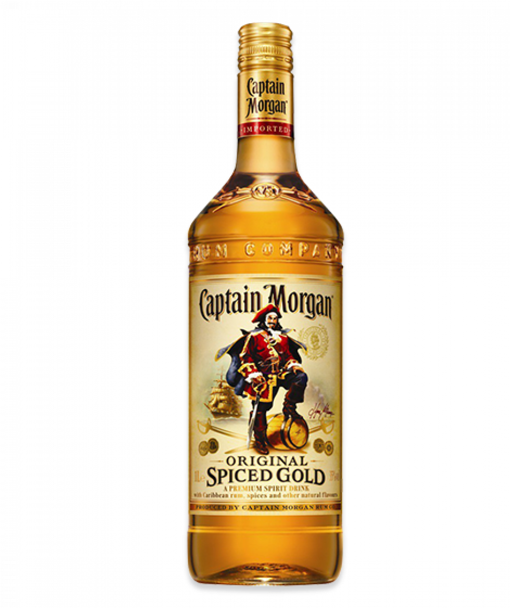 Captain Morgan Original Spiced Gold Rum Bottle