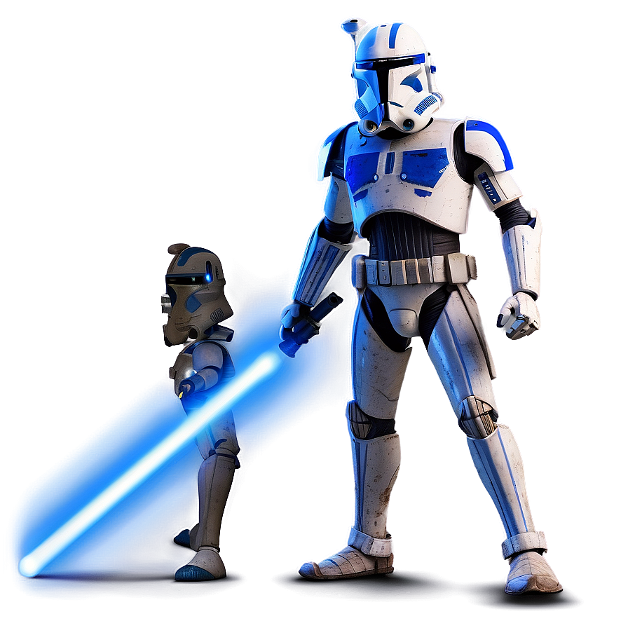 Captain Rex Battle Stance Png Lad