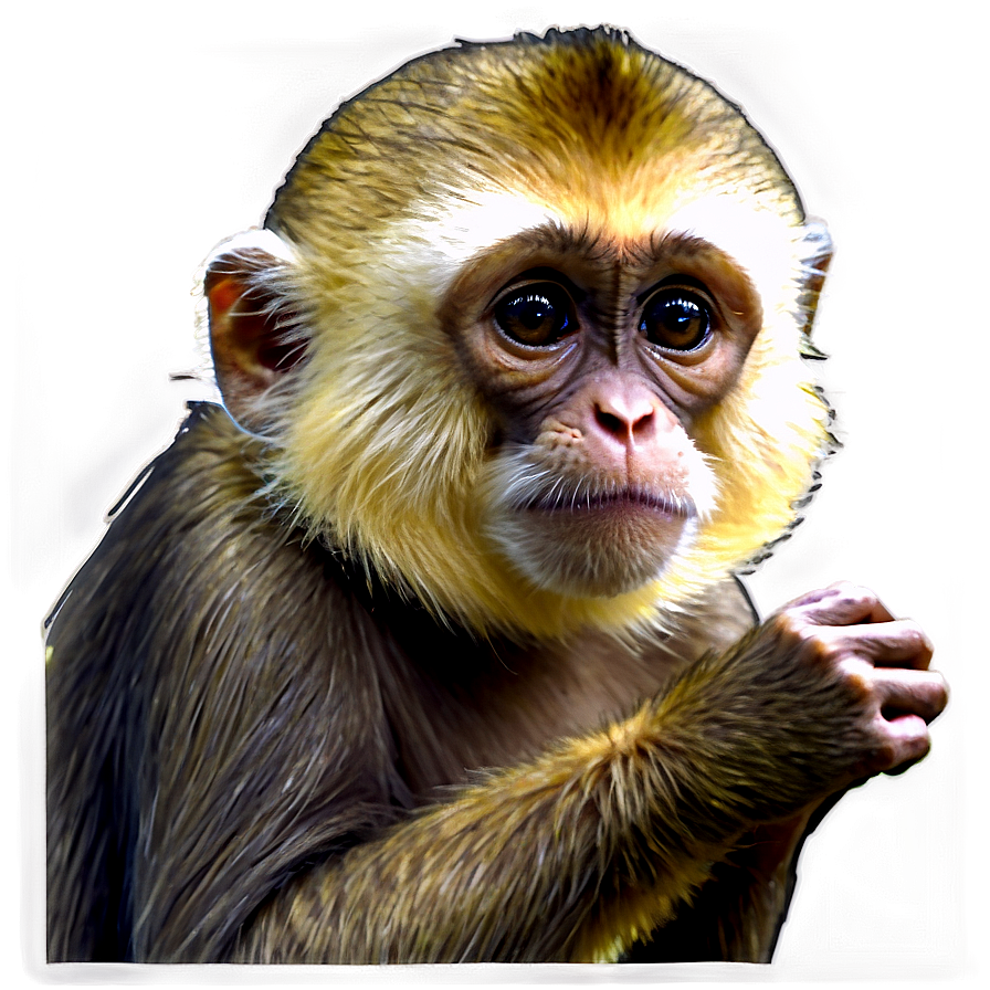 Capuchin Monkey Drawing Png Exj