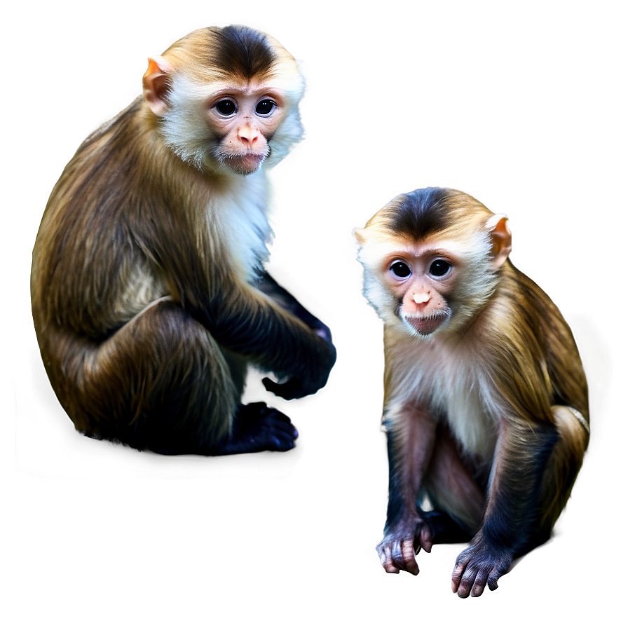 Capuchin Monkey Family Png Vgg