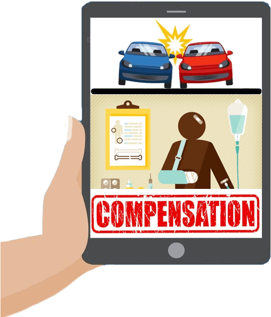 Car Accident Compensation Concept