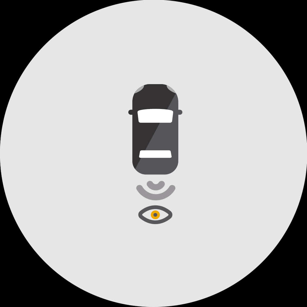 Car Autonomous Sensor Graphic