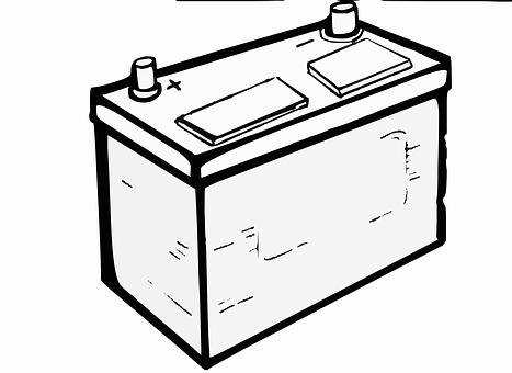 Car Battery Illustration