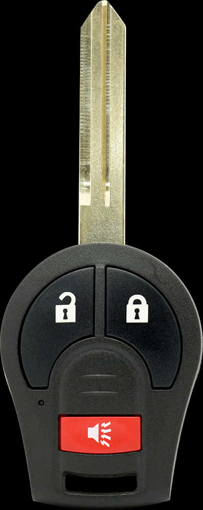 Car Key Fobwith Integrated Metal Key