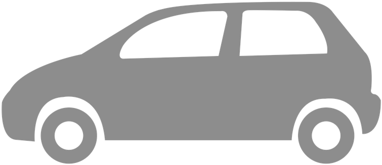 Car Travel Icon Silhouette