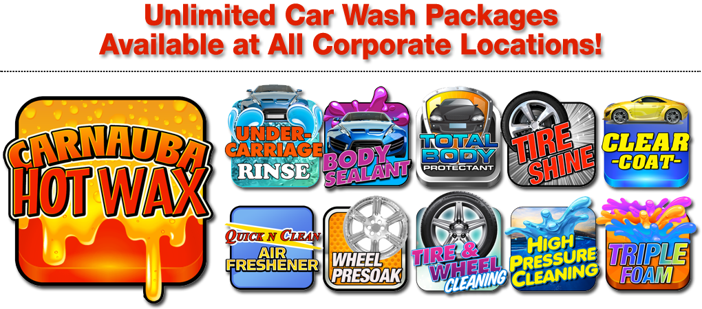 Car Wash Packages Promotion Banner