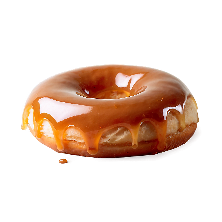 Caramel Glazed Doughnut Png 95