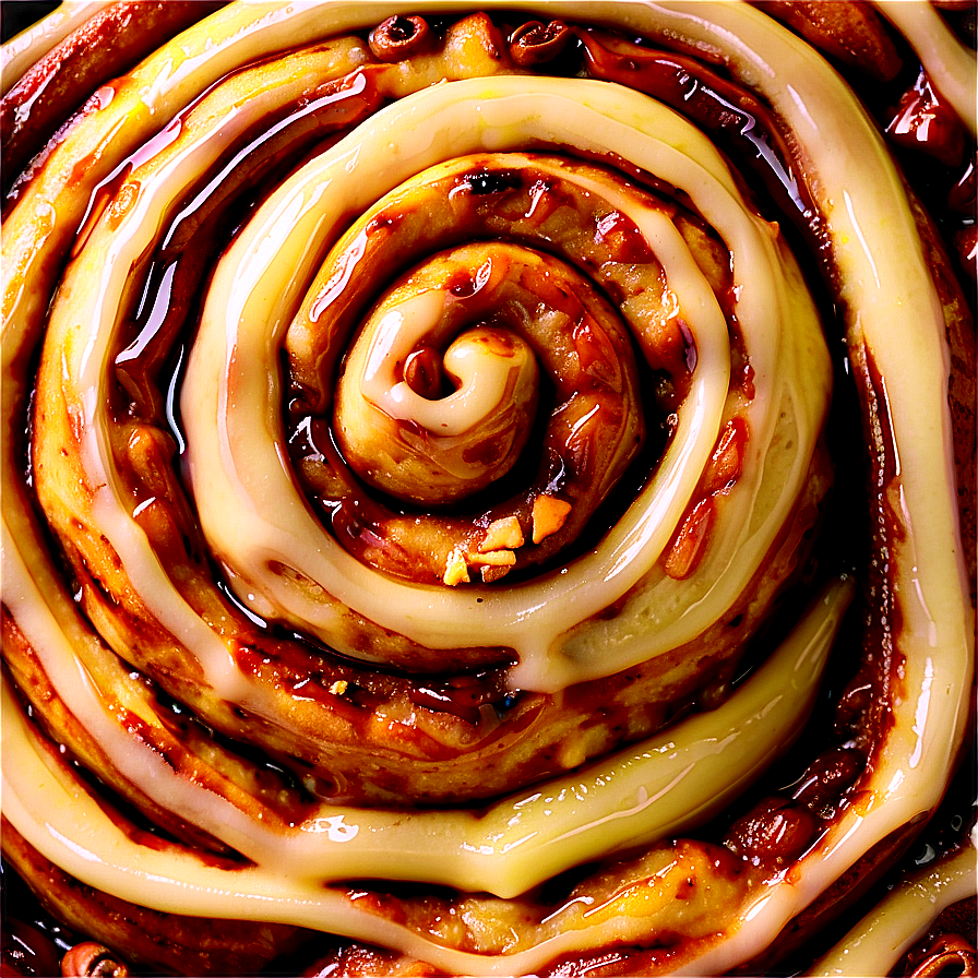 Caramel Pecan Cinnamon Roll Png Bnk