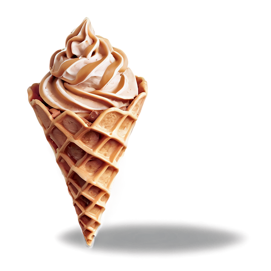 Caramel Waffle Cone Png Onf