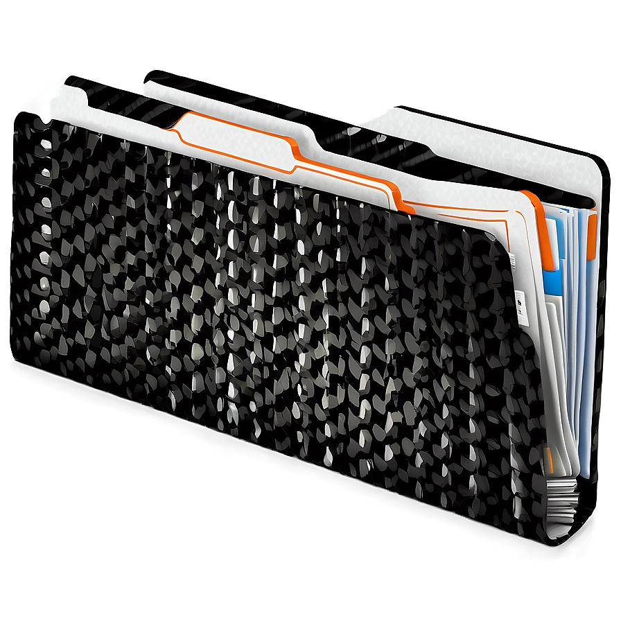 Carbon Fiber Black Folder Png 91