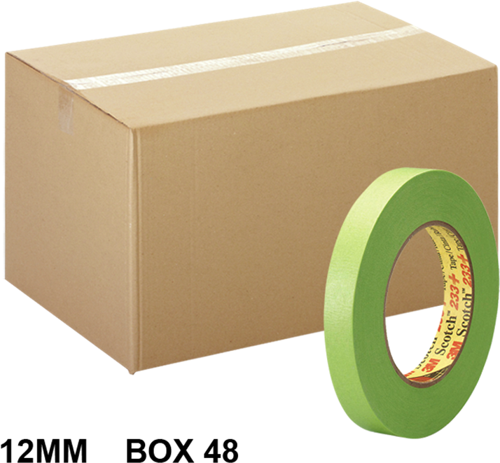 Cardboard Box Sealedwith Scotch Tape