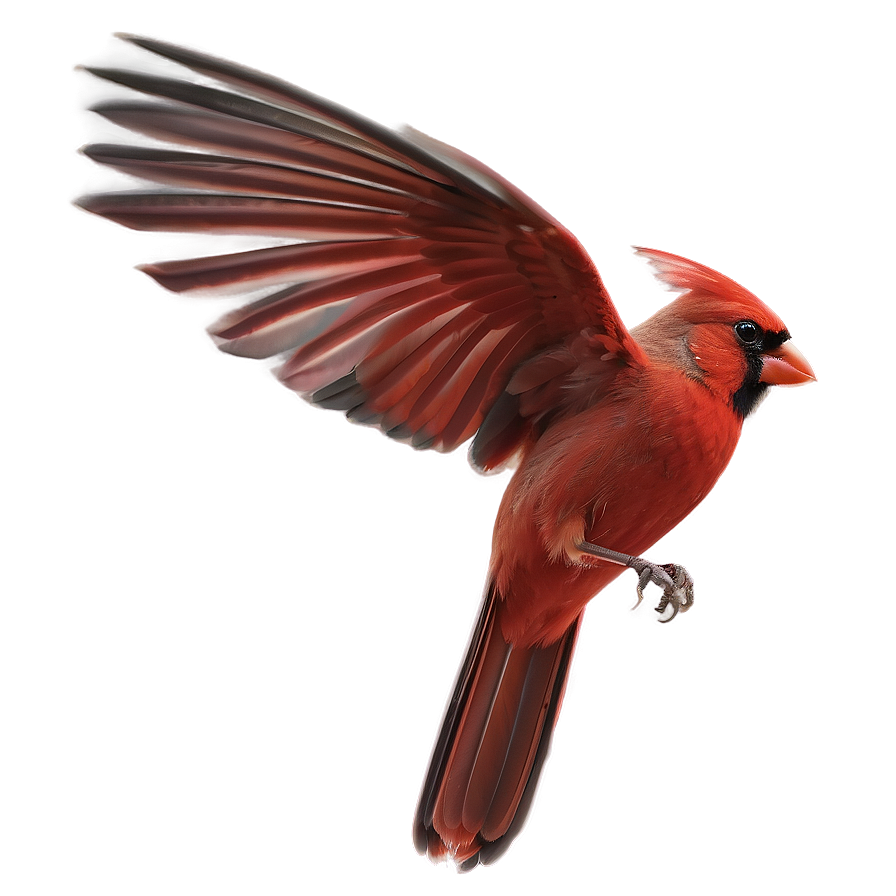 Cardinal In Flight Png 05242024