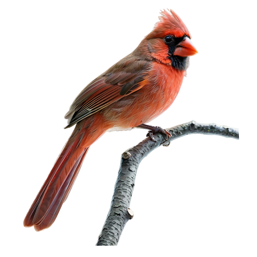 Cardinal On Branch Png 45