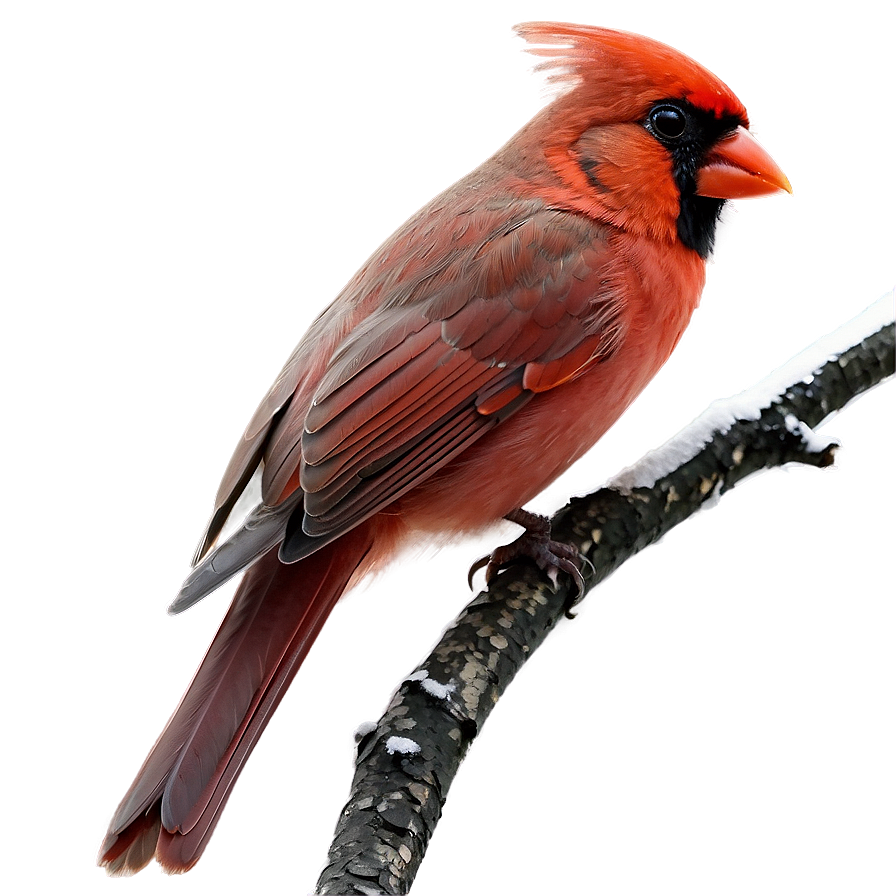 Cardinal On Branch Png 62