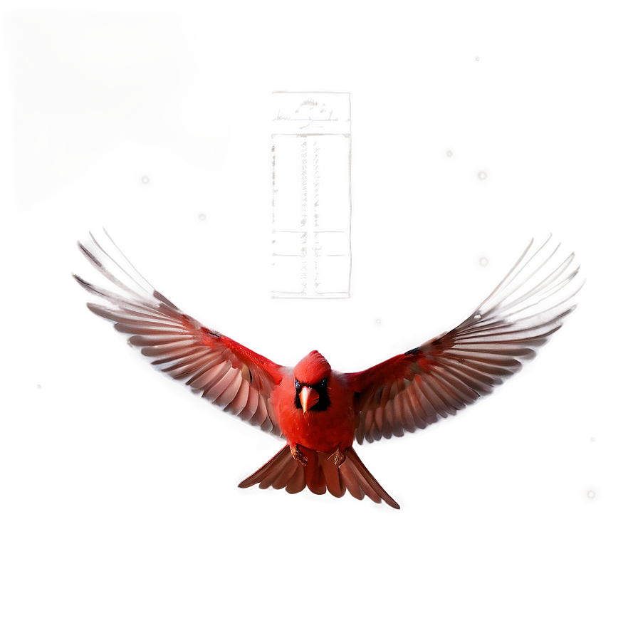 Cardinal Wings Spread Png Xmc53