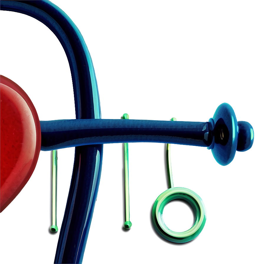 Cardiology Heart Stethoscope Png 06282024