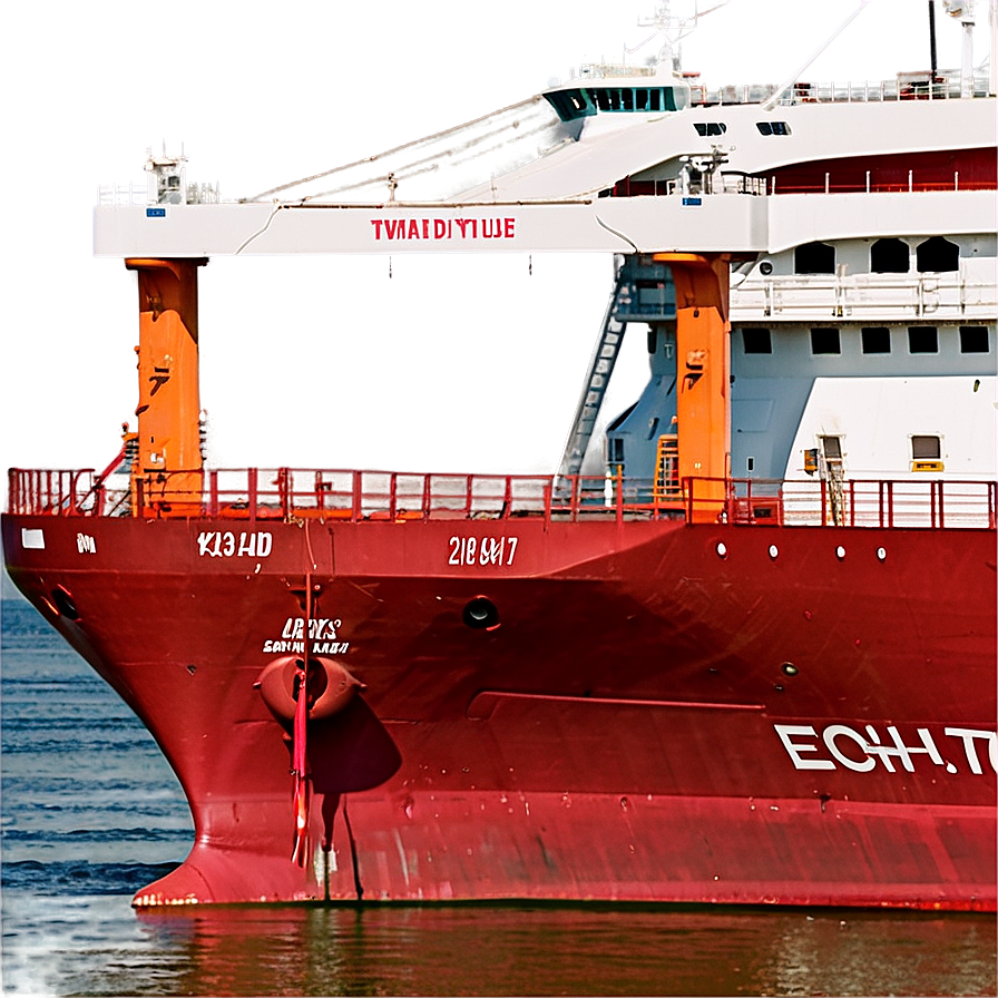 Cargo Ship At Dock Png 06122024