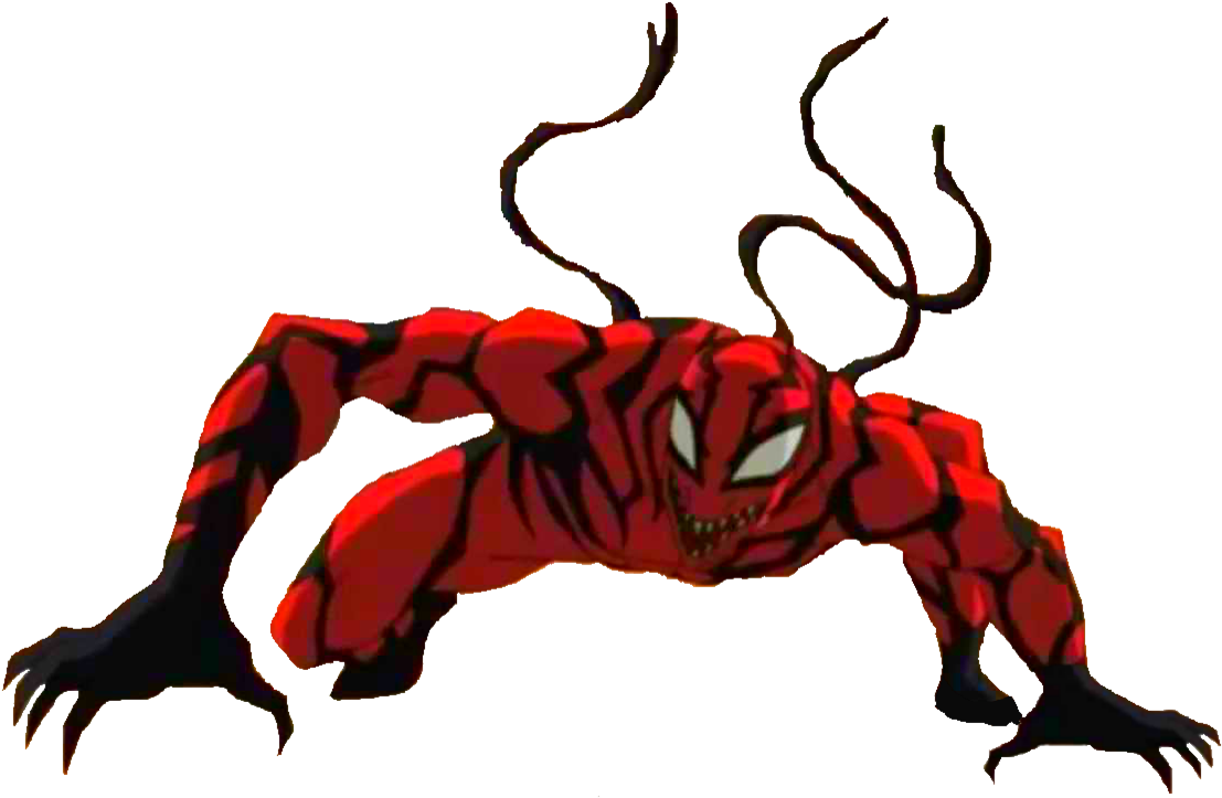 Carnage Comic Character Pose