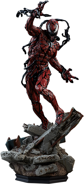 Carnage Statueon Rubble