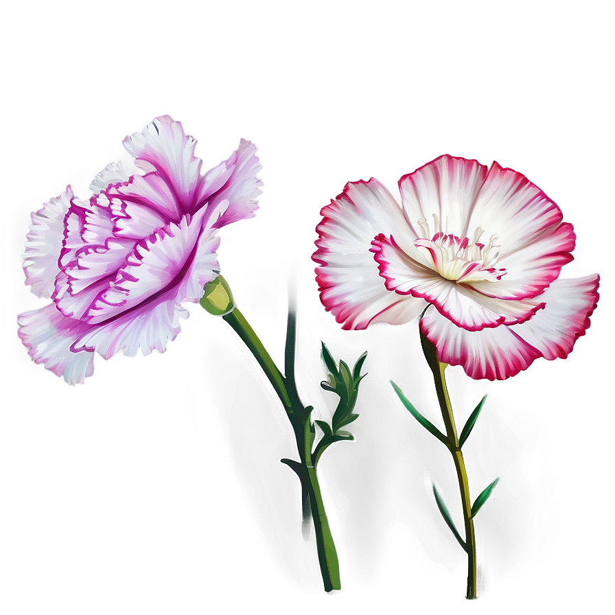 Carnation Flower Drawing Png Ytv92