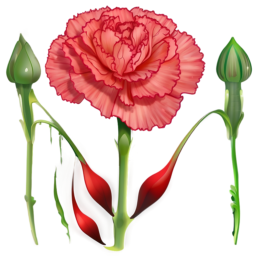 Carnation Flower Transparent Png 05252024