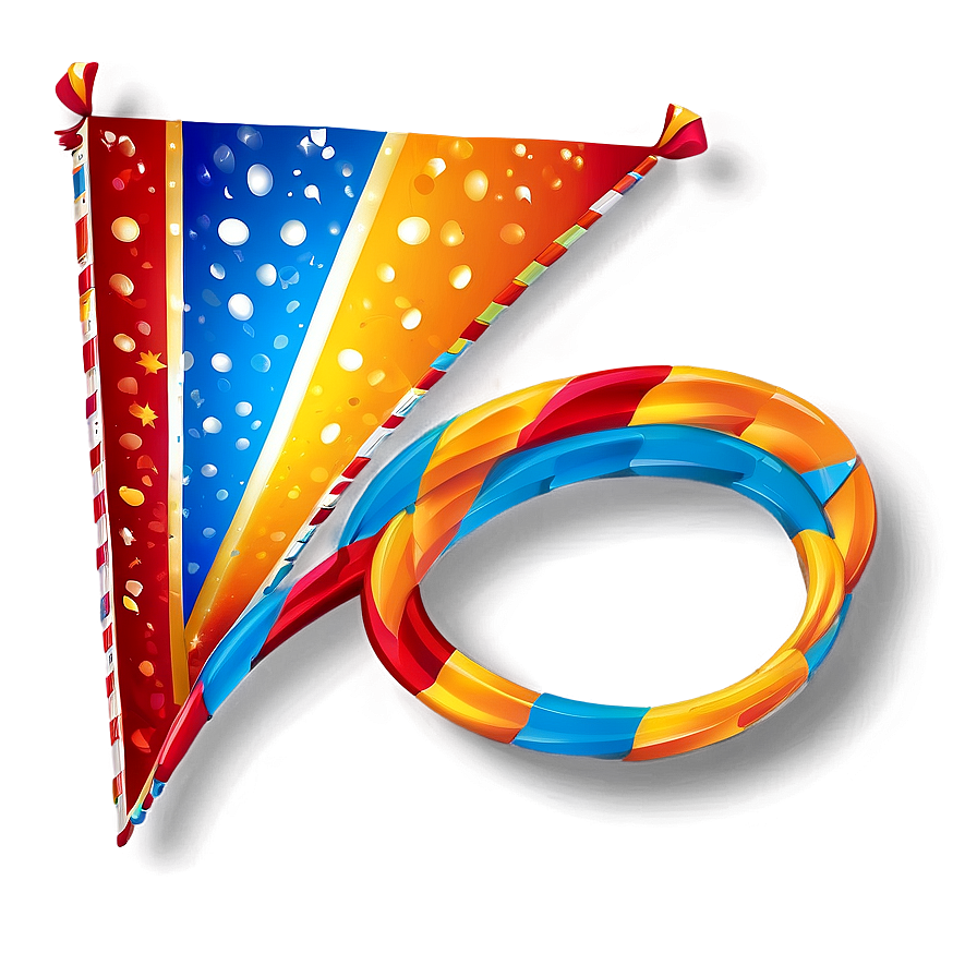 Carnival Triangle Banner Illustration Png 66