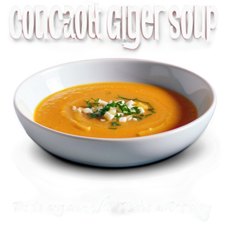 Carrot Ginger Soup Png 16