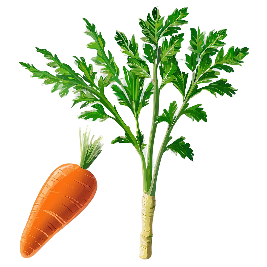 Carrot Plant Clipart Png Tpn