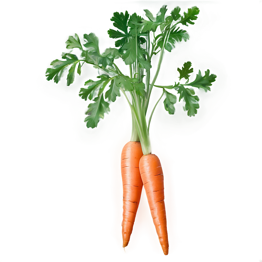 Carrot With Leaves Png Spx