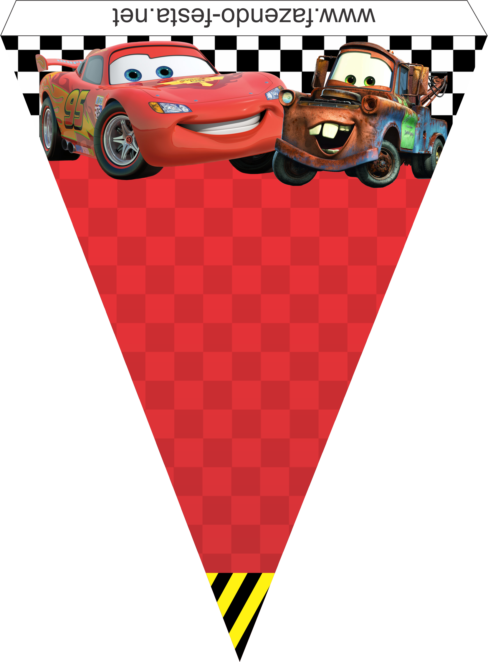 Cars Animated Movie Pennant