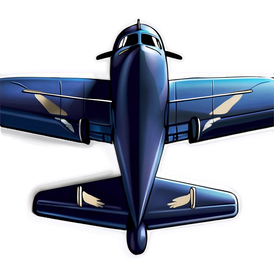 Cartoon Airplane Character Png Myr