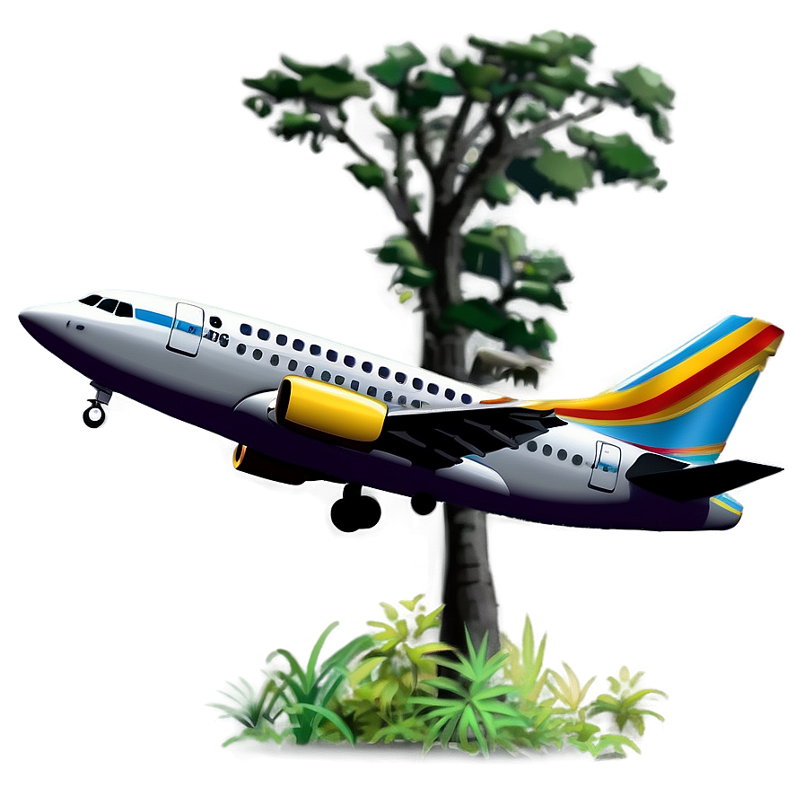 Cartoon Airplane Drawing Png Kjl18