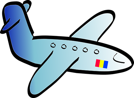 Cartoon Airplane Illustration